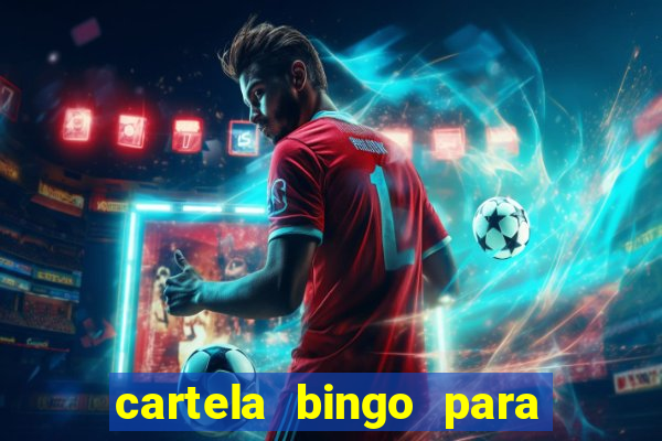 cartela bingo para cha de cozinha imprimir gratis